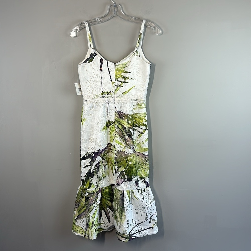 NWT Dress The Population Alea Tropical Print Lace Dress Size XS - Picture 13 of 16
